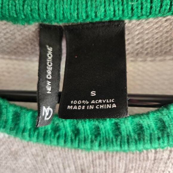 New direction womens Ugly christmas sweater size small Reindeer Holiday - Picture 3 of 7